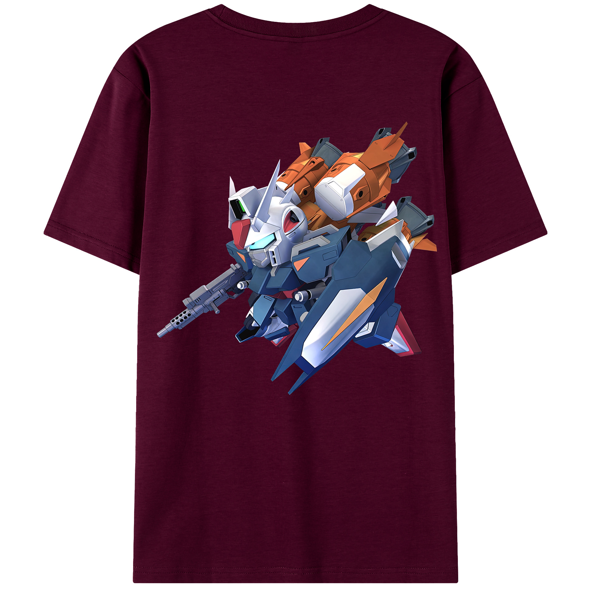 （画像用） 機動戦士ガンダム Mobile Suit Gundam レディース半袖Tシャツ(バックプリント)